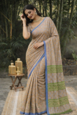 Bhagalpuri Linen Saree