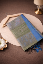 Bhagalpuri Linen Saree - Image 3