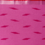 Blue - Pink Ikkat Saree - Image 5